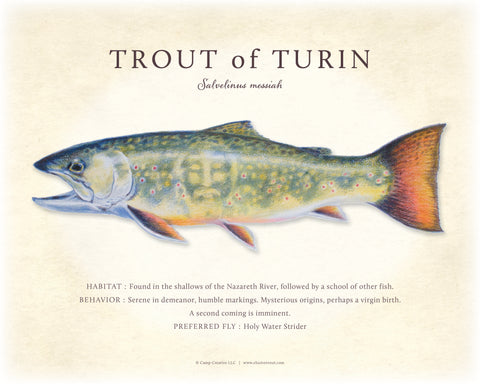 Trout of Turin Giclee Print